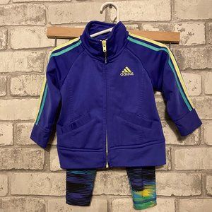 Adidas 3 PC Tracksuit Size 12 Months